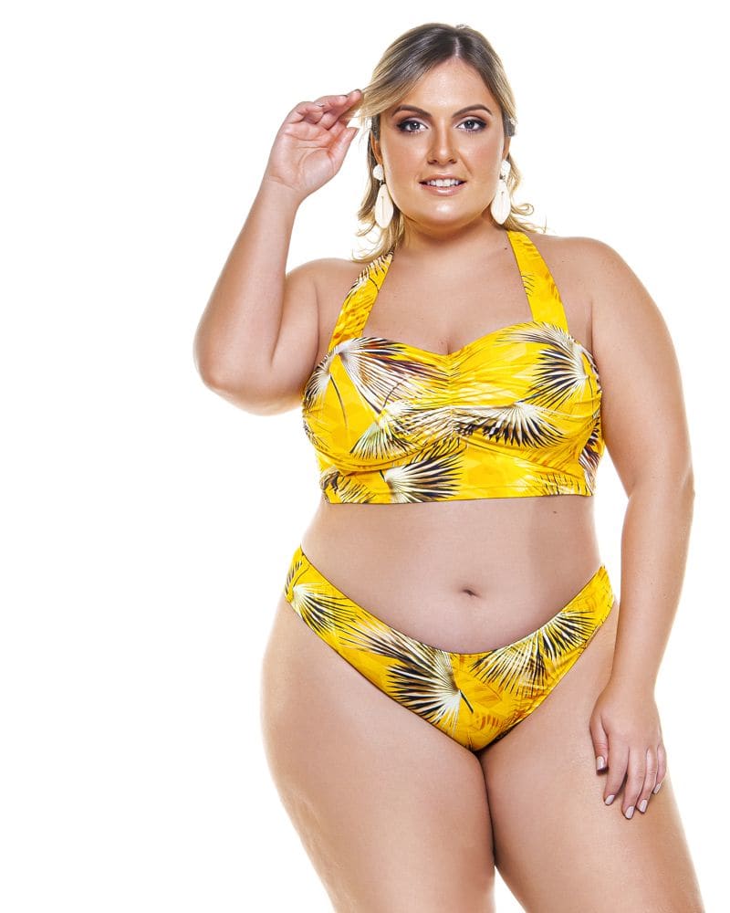 High cut bikini bottoms plus cheap size